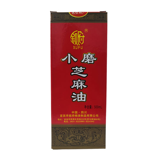 XUFU  Small ground sesame oil 500ml*12 boxes Gift box