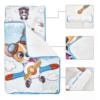 TIANXIU  Nap mat （53*116cm） 02  Cartoon design all-in-one anti-kick sleeping bag