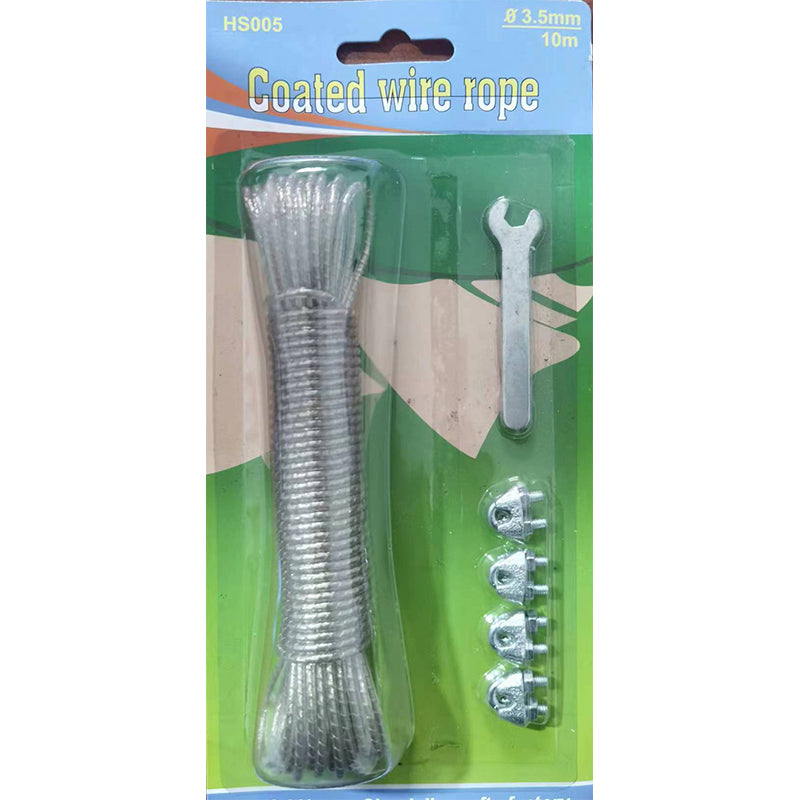 Huangsha Clothesline hs005 3.5mm*10m Starting batch 480 Wear resistant non-slip rope Woven nylon rope domestic