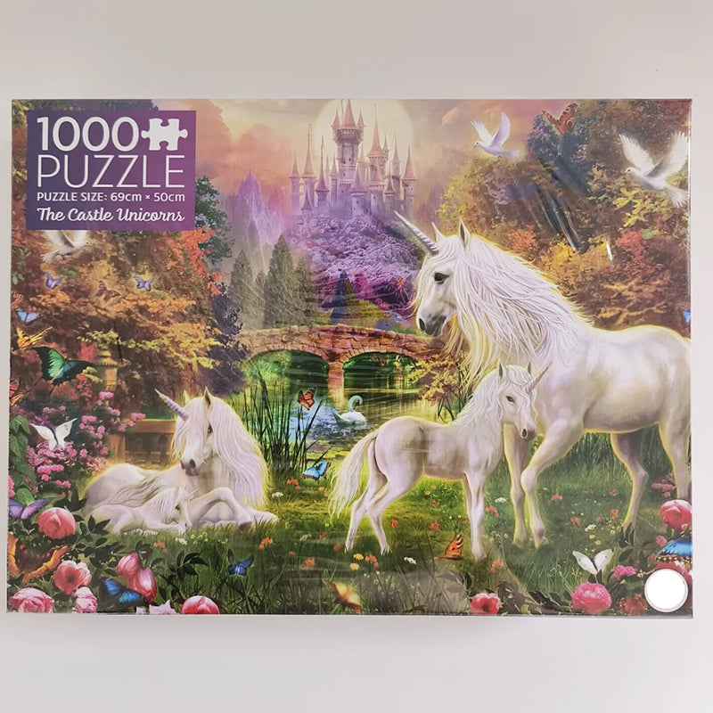 HAISHENG  unicorn puzzle Puzzle Puzzle Toys Children's Cartoon Anime Puzzle