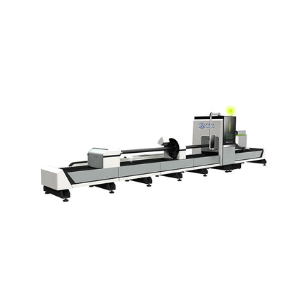 YueGe Two chuck laser tube cutter Stainless steel laser cutting machine Carbon steel laser cutting machine