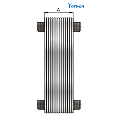 FENGHUANG  Brazed plate heat exchanger FHC014  Air conditioning air can cold and hot water unit   Economizer, evaporator, condenser