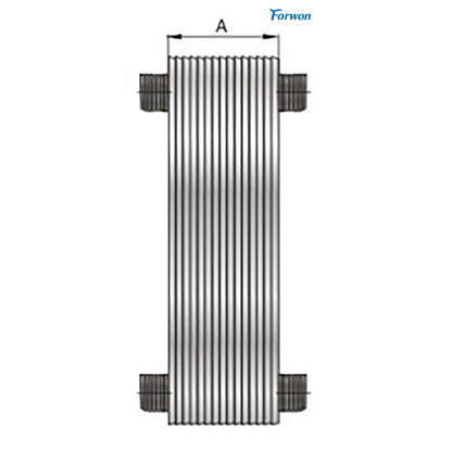 FENGHUANG  Brazed plate heat exchanger FHC008G  Ultra-low temperature air energy heat pump enthalpy economy  Economizer, evaporator, condenser