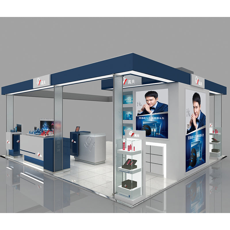 TONGJIE  Gough Xinjiang Yining Maoye Plaza Store (Design, Production and Installation of Shopping Mall Branded Skin Care Product Display Cabinets)