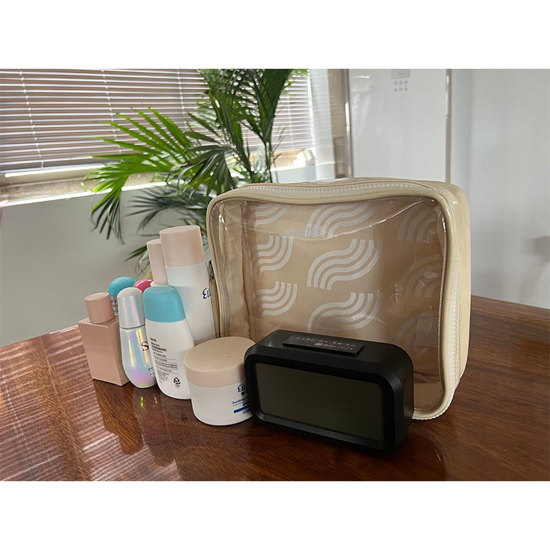 HUAYUAN  Cosmetic bag 02   Minimalist travel makeup bag, handheld bag, portable makeup bag