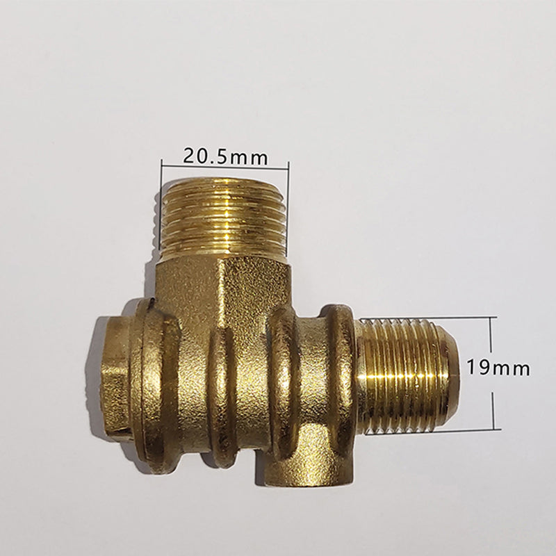 Shengjin Straight line oil-free air compressor accessories copper check valve, iron carbon steel elbow (Price please ask customer service)