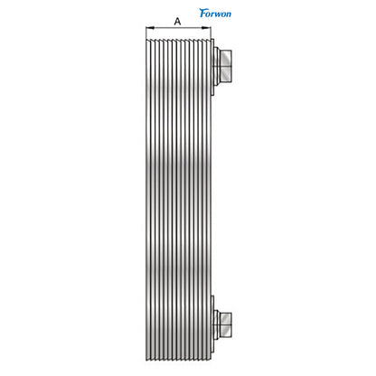 FENGHUANG  Brazed plate heat exchanger FHC120G  Air conditioning air can cold and hot water unit   Dry machine Heat exchanger, stack machine, plate change