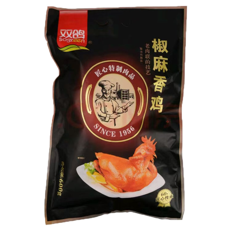 SOGREEN FOOD Double Pigeon Steak Chicken Hebei Old Name Authentic Shijiazhuang Speciality Marinated Snacks Instant Hand Torn Chicken Cooked Meat Marinated Speciality