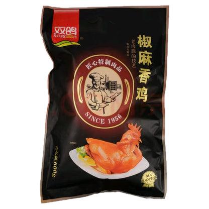 SOGREEN FOOD Double Pigeon Steak Chicken Hebei Old Name Authentic Shijiazhuang Speciality Marinated Snacks Instant Hand Torn Chicken Cooked Meat Marinated Speciality