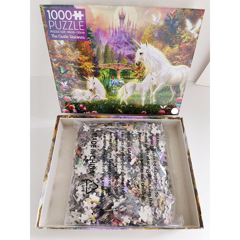 HAISHENG  unicorn puzzle Puzzle Puzzle Toys Children's Cartoon Anime Puzzle