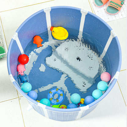 XINGZHE  Folding Bath Bucket - Small  Children's Bath Bucket Foldable Children's Bath Bucket