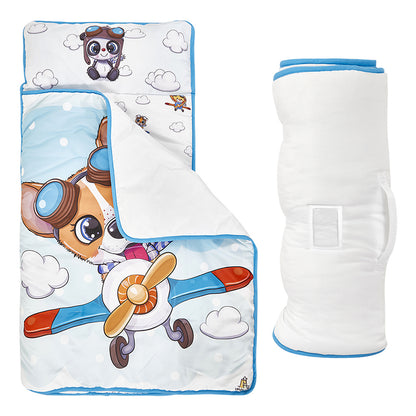TIANXIU  Nap mat （53*116cm） 02  Cartoon design all-in-one anti-kick sleeping bag