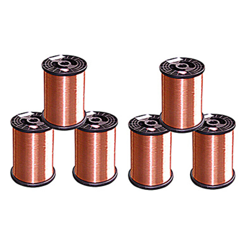 Huitongjiebang Enamelled round copper wire Wire diameter 0.15-2.50mm Starting batch 1 ton(Price please ask customer service) T2 Copper cable Conductive copper cable Bare copper wire