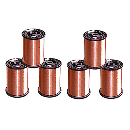 Huitongjiebang Enamelled round copper wire Wire diameter 0.15-2.50mm Starting batch 1 ton(Price please ask customer service) T2 Copper cable Conductive copper cable Bare copper wire