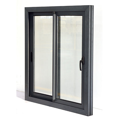JIEJIE  80 series heat-insulated broken bridge sliding window  Steel fire-resistant window with inner window and soundproof window