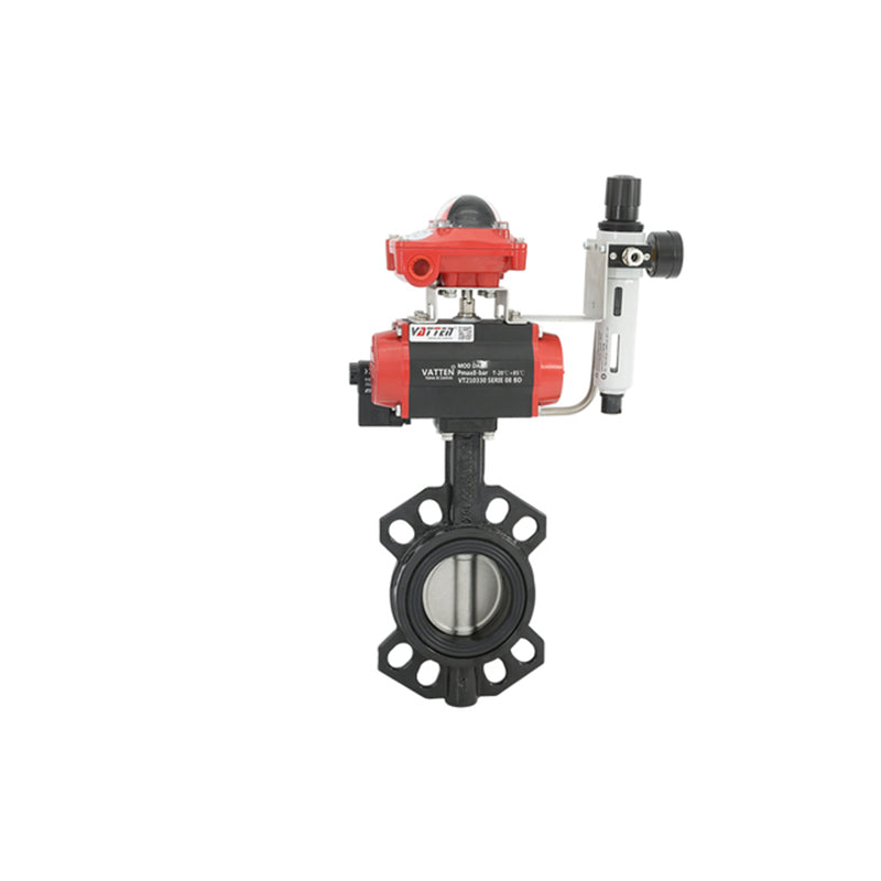 Zhongchu Butterfly valve Flange connection (DN15-DN1000) Starting batch 50(Price please ask customer service)  Manual clamp type aluminum handle butterfly valve