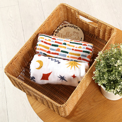 TIANXIU  Gauze blanket  Thickened mite resistant, antibacterial, waterproof, breathable and machine washable