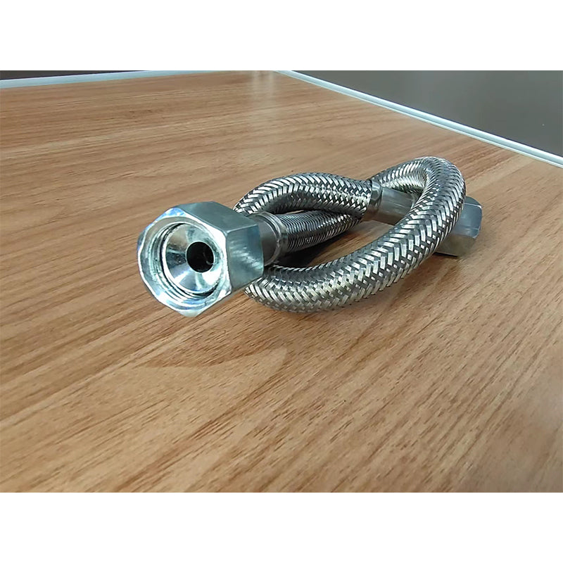 Shengjin Mute oil free air compressor inlet and outlet gas metal high pressure hose 3 minute thread 16mm, that is, 3/8 connector/pipe diameter Φ15mm(Price please ask customer service)