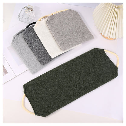 SHALI  Long nylon bath towel thickened back rubbing strong back pulling long strip exfoliation household bath towel mud rubbing artifacts