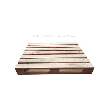 XiongCan Fumigation-free wooden pallet Plywood fumigation-free pallet TianZi cardboard export wooden pallet logistics turnover warehousing two sides four sides into the fork pallet(Price please ask customer service)Logistics pallet Anti-corrosion