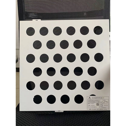 Xinlvtu Punched plate 1.5mm, 2.0mm, 2.5mm, 3.0mm, etc., the size can be customized(Price please ask customer service)  Stainless steel punched aluminum veneer