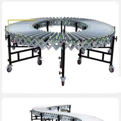 Hengfeng Telescopic power drum conveyor Width 600mm-1000MM(Customized products, price consultation customer service)