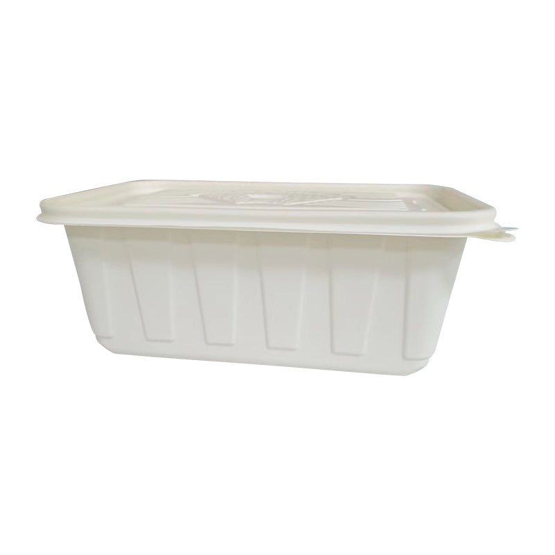 JINGLIANG  Biodegradable Square Lunch Box  Thickened disposable lunch box bento box