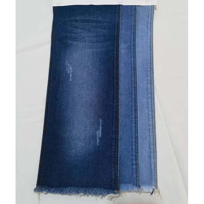 ZHENGNENGLIANG  Denim fabric DF1125-7   Denim pure cotton washed elastic denim fabric washed denim fabric