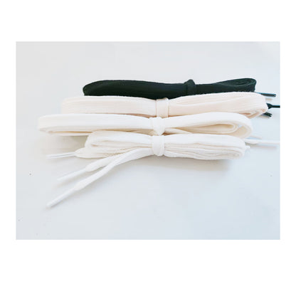 HUALIAN  Single color polyester/cotton shoelace