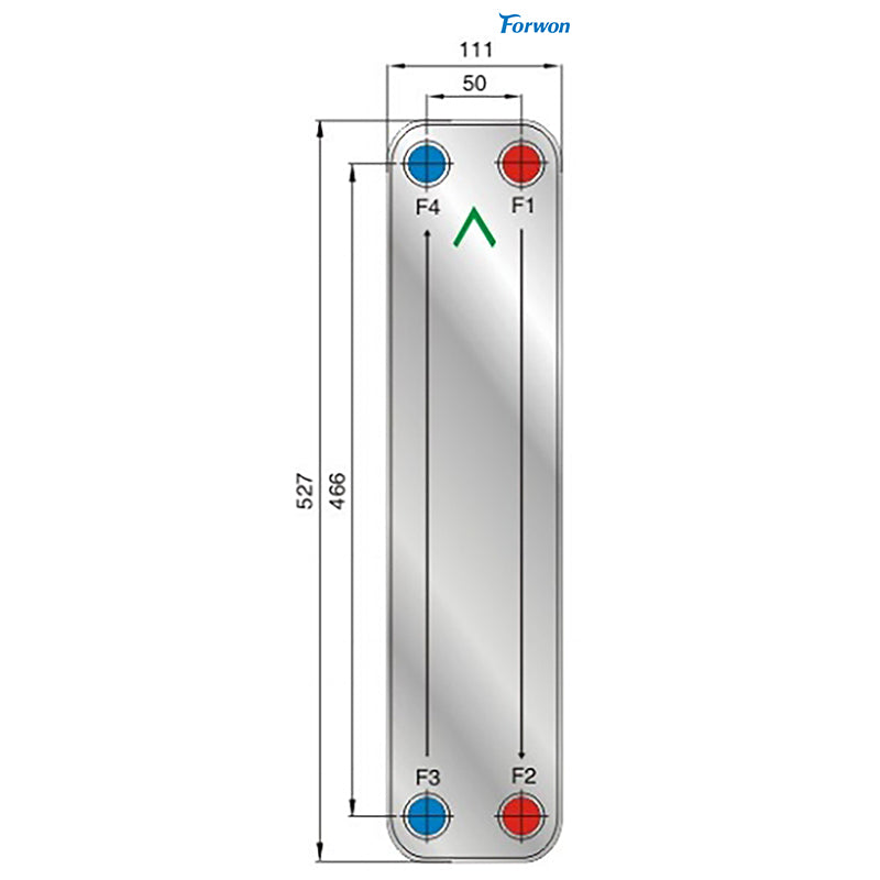 FENGHUANG  Brazed plate heat exchanger FHC052  Ultra-low temperature air energy heat pump enthalpy economy  Dry machine Heat exchanger, stack machine, plate change