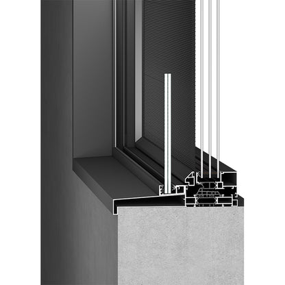 Shengmilan  110 System double internal Windows(Price please ask customer service) Aluminum alloy glass Windows seal the balcony for sound insulation