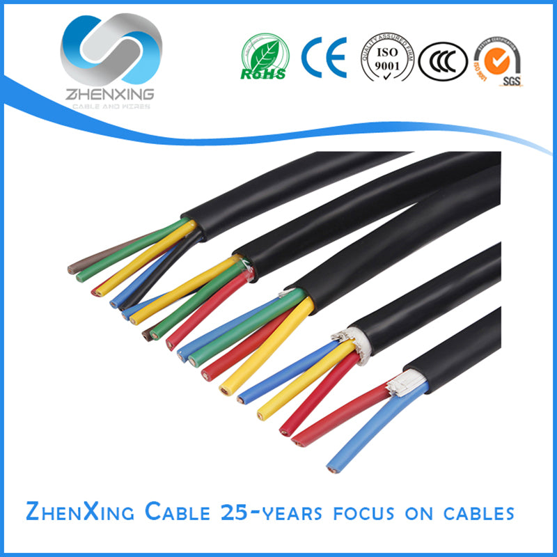 ZHENXING  Ordinary PVC Sheathed Flexible Cord  Pure Copper Flame Retardant Flexible Wire Pure Copper Cable