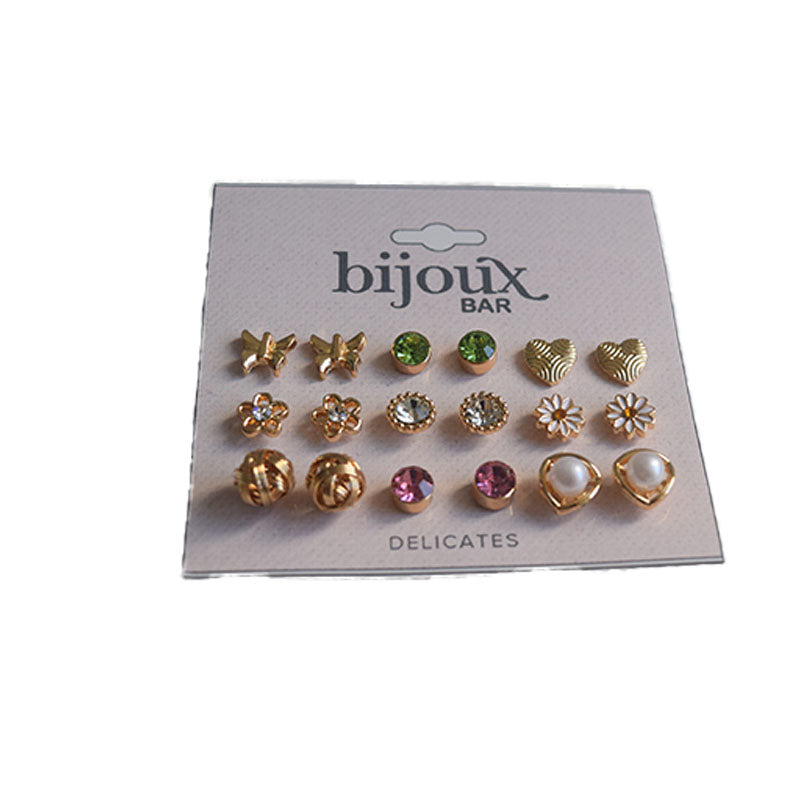 CHUANYANG  Earring set   A new trendy earring set with niche design and high-end feel