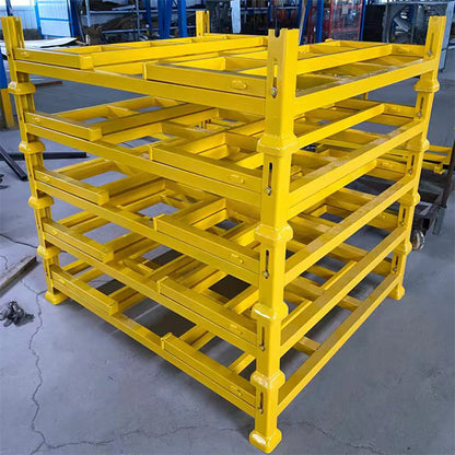 HUADE  Pallets, stacking racks, storage cages  Collapsible storage cage iron frame