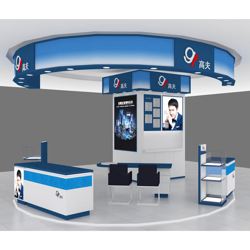 TONGJIE  Gough Xinjiang Yining Maoye Plaza Store (Design, Production and Installation of Shopping Mall Branded Skin Care Product Display Cabinets)