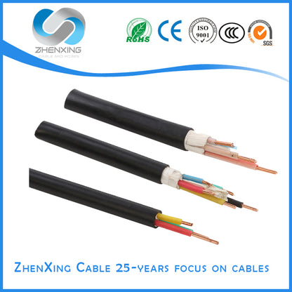 ZHENXING  Copper core cross-linked polyethylene insulated PVC sheathed power cable  High polymer polyethylene wire Flame retardant insulated aluminum wire wire