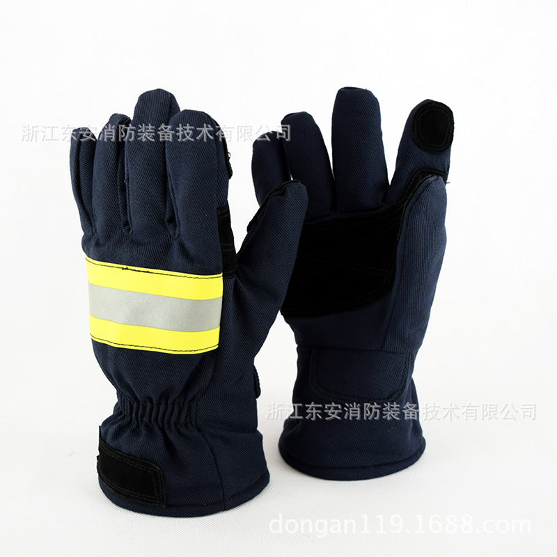 Dongan 02 Navy blue flame retardant gloves(Price please ask customer service)