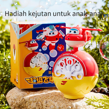 HUALONG  Super Fly licensed Fun Cyclone bubble machine
