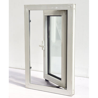 JIEJIE  50 series ordinary outward opening window   PVC laminated glass soundproof window with inner opening