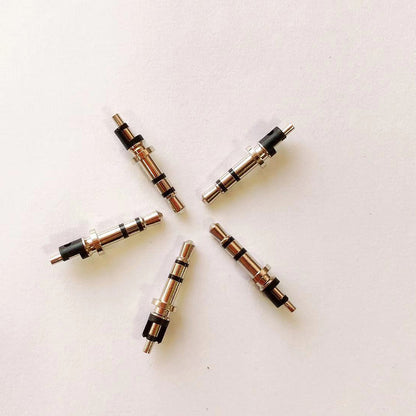 JIAJING  2.5 three-dimensional pins  Headphone pin, headphone power interface plug, headphone male connector