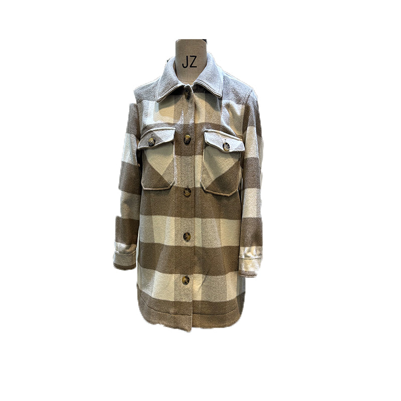 Sanzhou Plaid coat for women Starting batch 2000(Price please ask customer service)