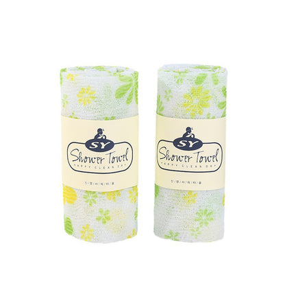 SHALI  Bath towel five-color printing adult double-sided Korean bath towel household bathing wholesale does not hurt the skin skin-friendly under the mud