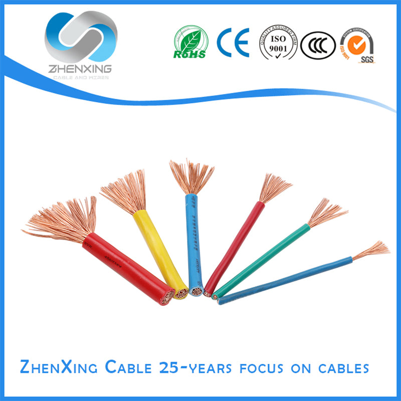 ZHENXING  Copper core PVC insulated flexible cable  High purity oxygen-free copper copper core flexible wire