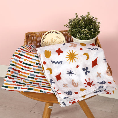 TIANXIU  Gauze blanket  Thickened mite resistant, antibacterial, waterproof, breathable and machine washable