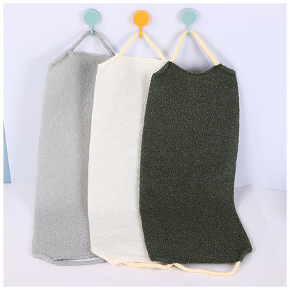 SHALI  Long nylon bath towel thickened back rubbing strong back pulling long strip exfoliation household bath towel mud rubbing artifacts