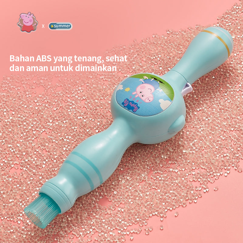 HUALONG  Peppa Pig license Smoke bubble wand