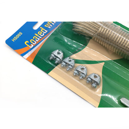 Huangsha Clothesline hs005 3.5mm*10m Starting batch 480 Wear resistant non-slip rope Woven nylon rope domestic