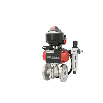 Zhongchu Ball valve Flange connection (DN15-DN300) Starting batch 50(Price please ask customer service)  Pneumatic thin ball valve explosion-proof