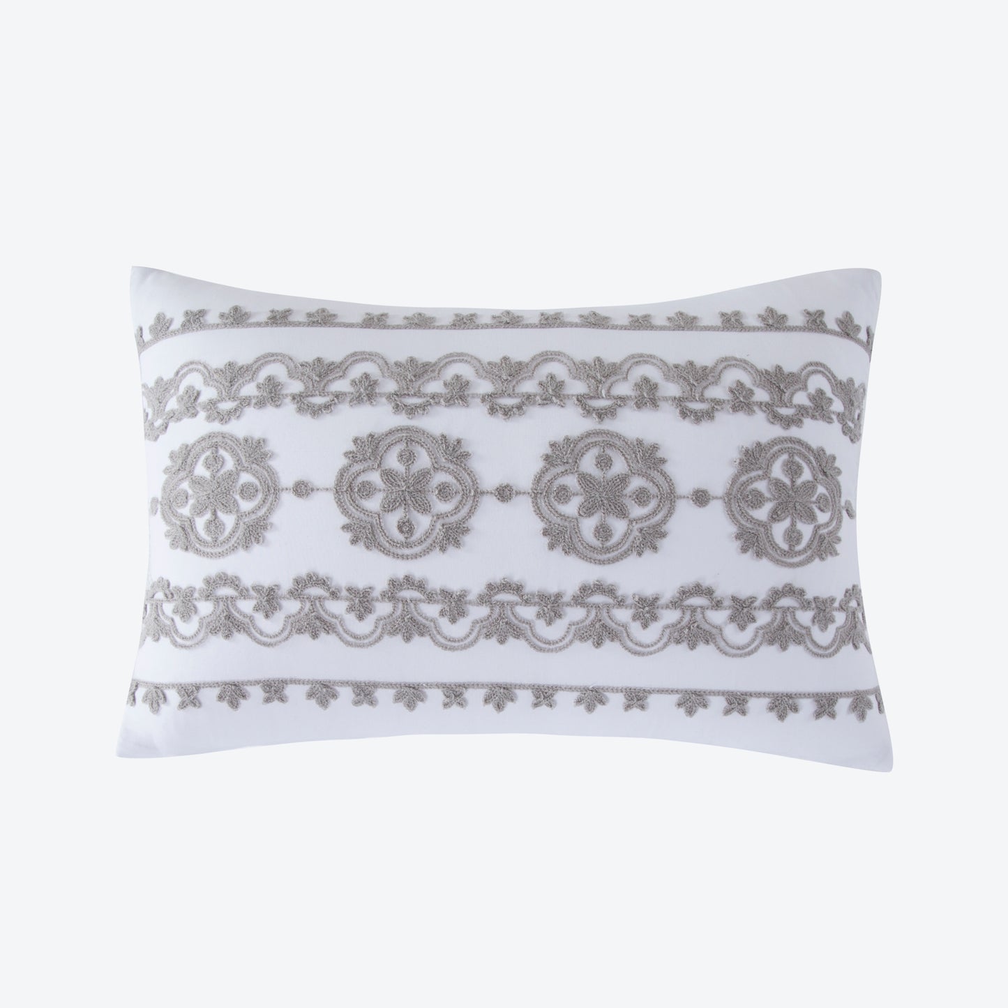 Smartex 8pc Washed Microfiber Modern Pinch Pleat Bedding Set - Comforter Set With Sheet Set & Cushion – Neutral Gray(Price please ask customer service)dormitories Hotel B&B Guesthouse