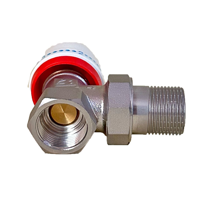 Bozheng Brass Angle manual temperature control valve 15(large)(Price please ask customer service)  Angle valve aluminum-plastic temperature control valve